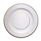 WHITE GOLD 25 Round 13" PAPER CHARGER PLATES Metallic Rim Party Events Tableware